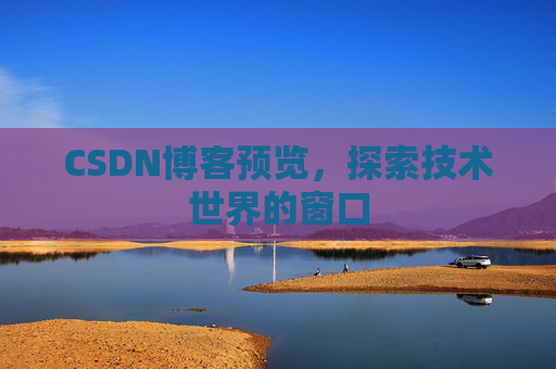 CSDN博客预览，探索技术世界的窗口